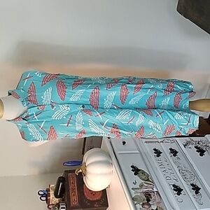 Escapada medium blue summer beach dress tunic